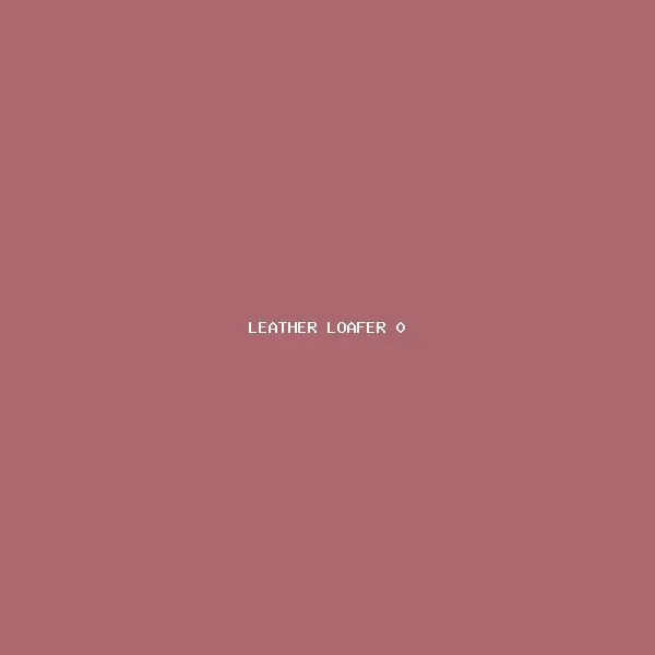 Leather Loafer
